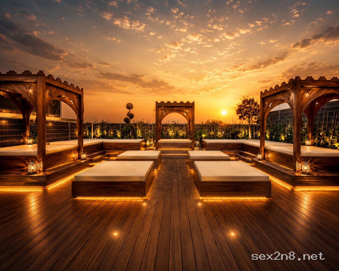 The Luxor Sauna Club – Garten & Aussenbereich